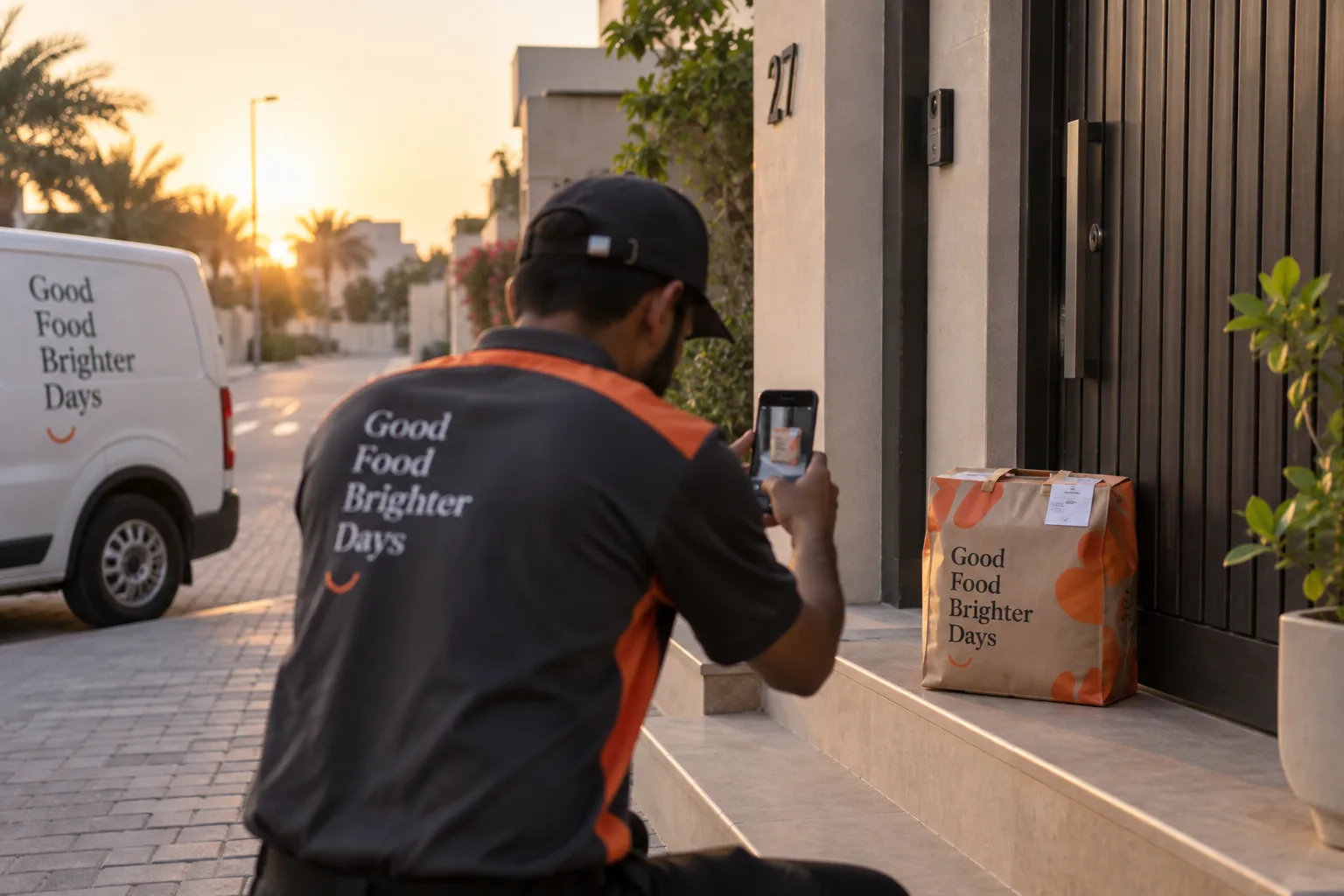 Proof of delivery at the door